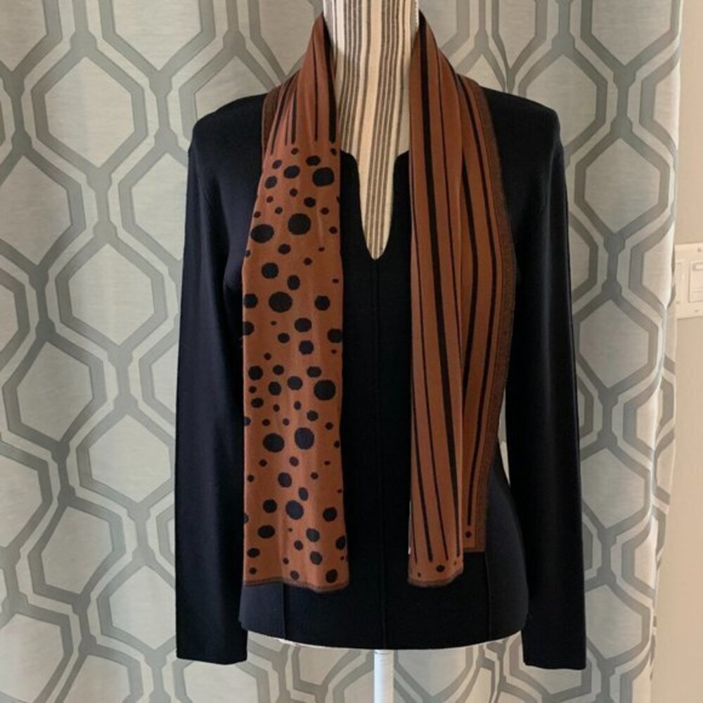 Carlisle Notch Neck Sweater & Scarf NWT